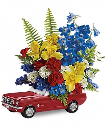 Teleflora's '65 Ford Mustang Bouquet Bouquet